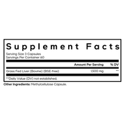 Grass-Fed Beef Liver (180 Capsules)