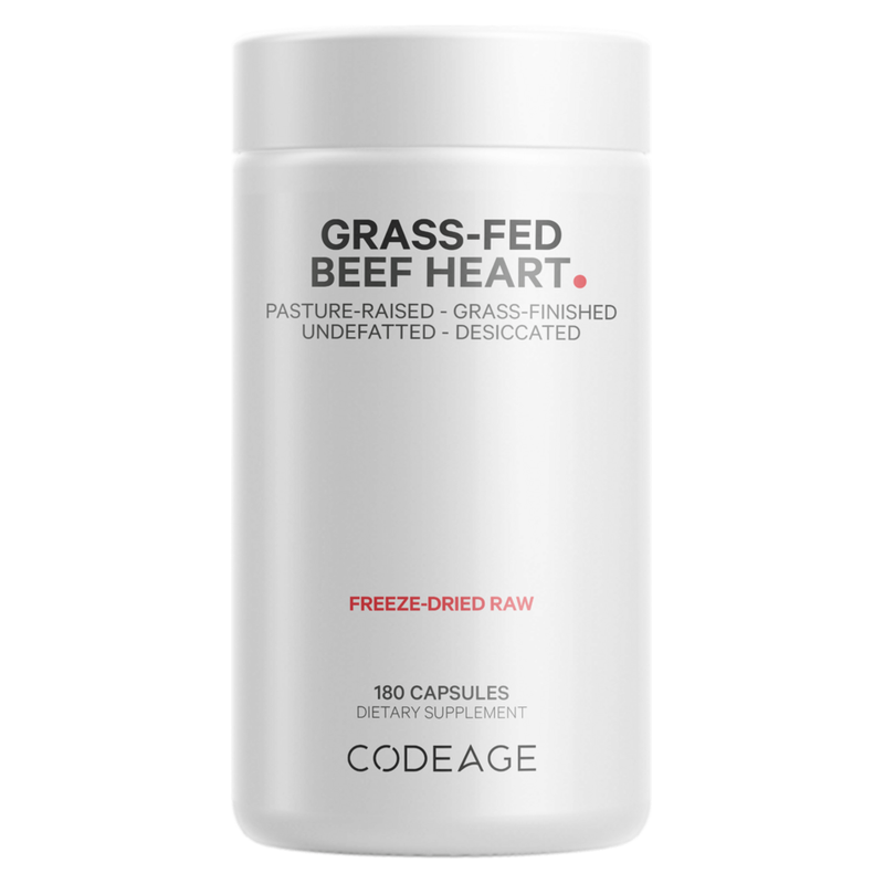 Grass-Fed Beef Heart (180 Capsules)