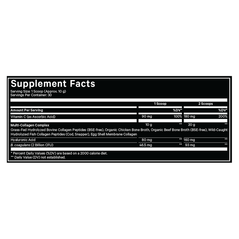 Hydrolyzed Multi Collagen Peptides Unflavored (300 g)