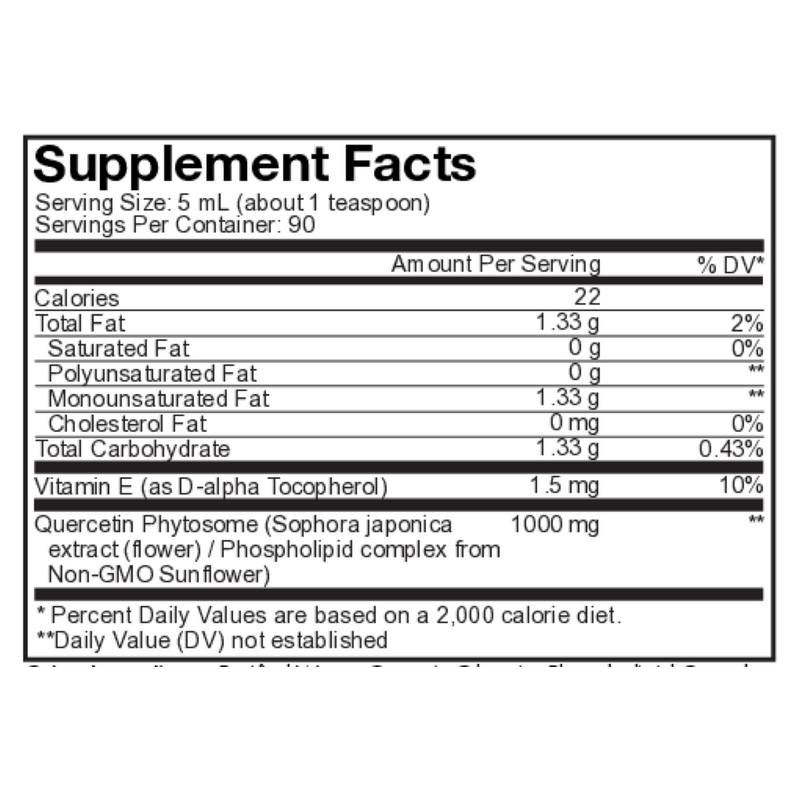 Nanofood Liquid Quercetin Phytosome (450 ml)