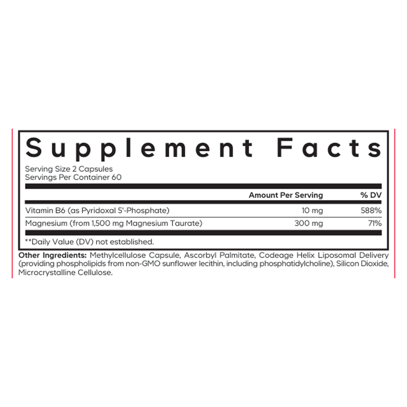 Liposomal Magnesium Taurate+ (120 Capsules)