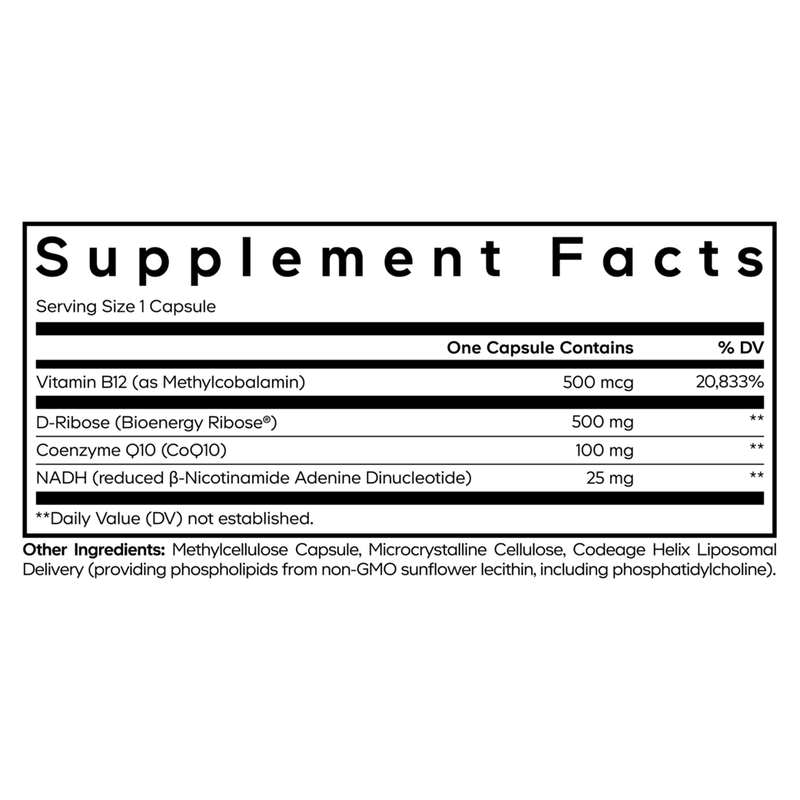 Liposomal NADH (60 Capsules)