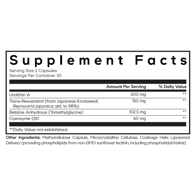 Liposomal Urolithin A (60 Capsules)