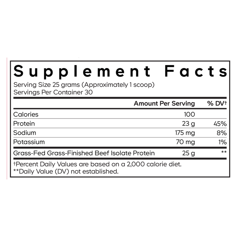 Beef Isolate Protein Powder (750 g)