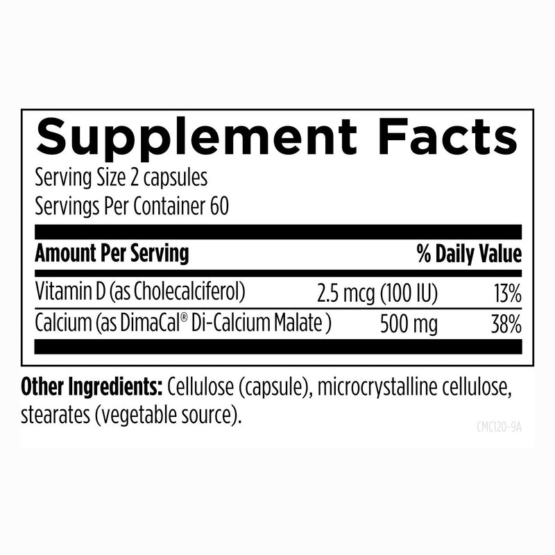 Calcium Malate (120 Capsules)