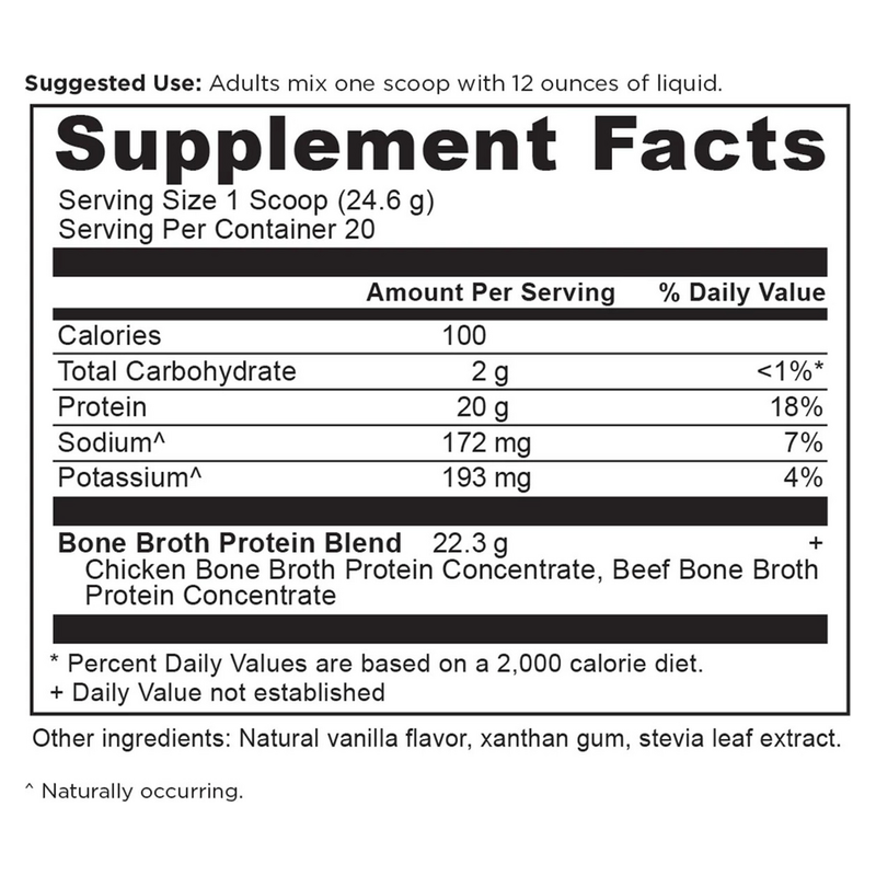Bone Broth Protein Vanilla