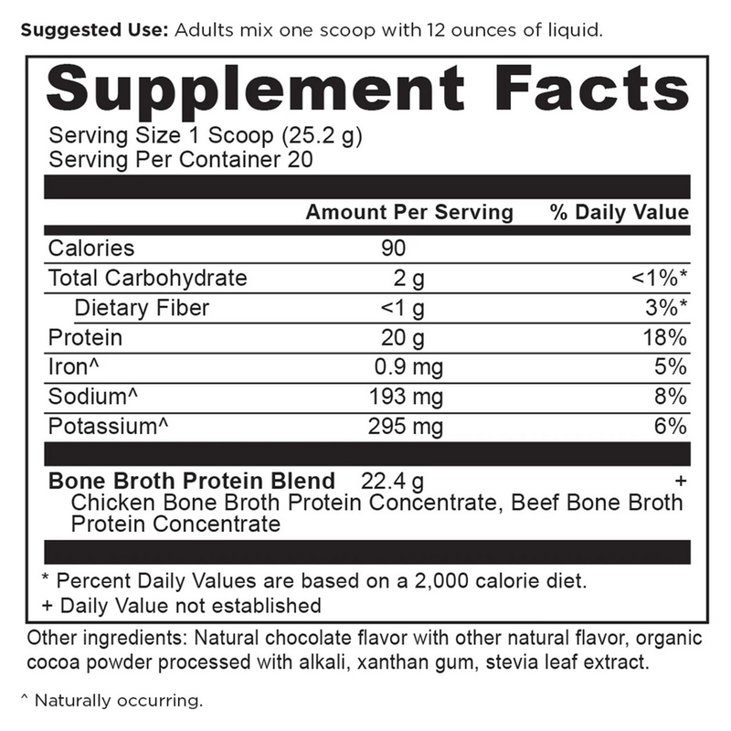 Bone Broth Protein Chocolate