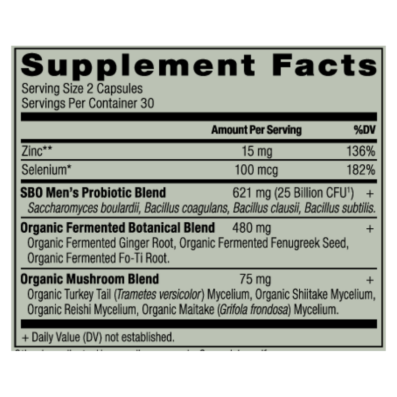 SBO Probiotics Men's (60 Capsules)