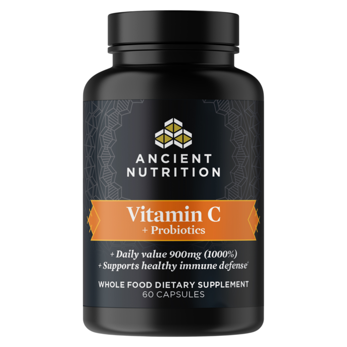 Vitamin C + Probiotics (60 Capsules)