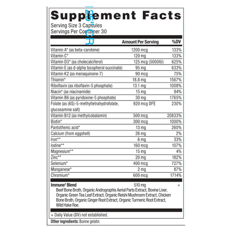 Immune Multivitamin (90 Capsules)