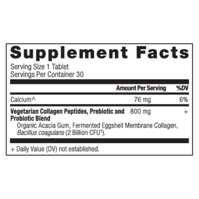 Vegetarian Collagen Peptides Tablets (30 Tablets)