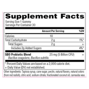 SBO KIDS Probiotic Gummies, Berry (30 Chewables)