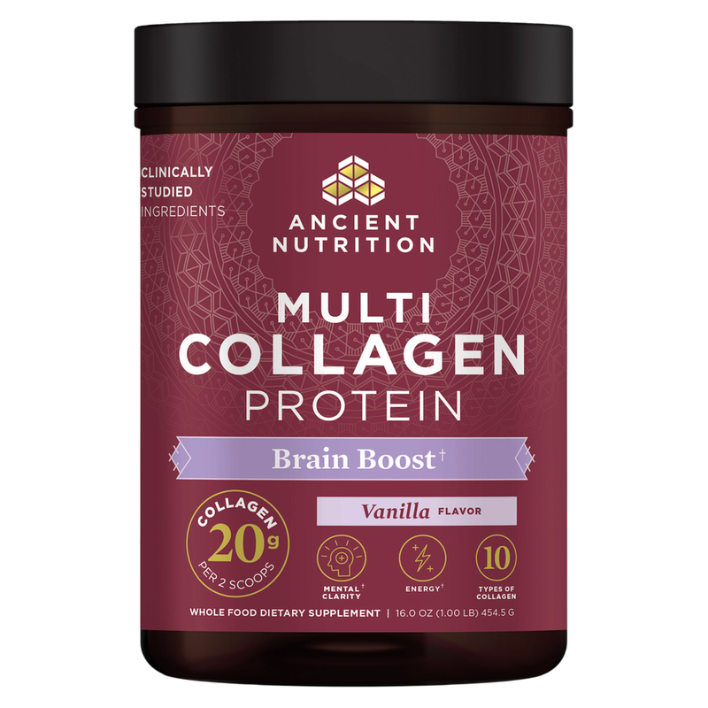 Multi Collagen Protein - Brain Boost Powder Vanilla (454 g)