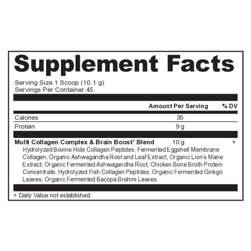 Multi Collagen Protein - Brain Boost Powder Vanilla (454 g)