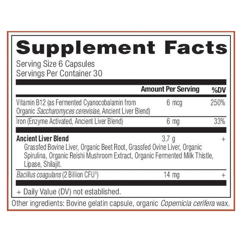 Grass-Fed Liver (180 Capsules)