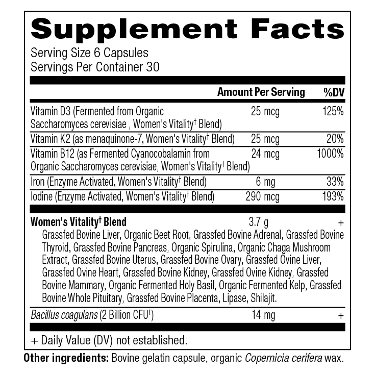 Women's Vitality (180 Capsules)
