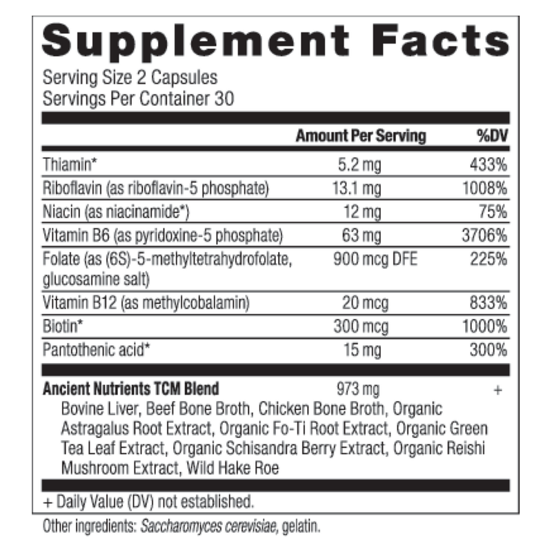 B Complex (60 Capsules)
