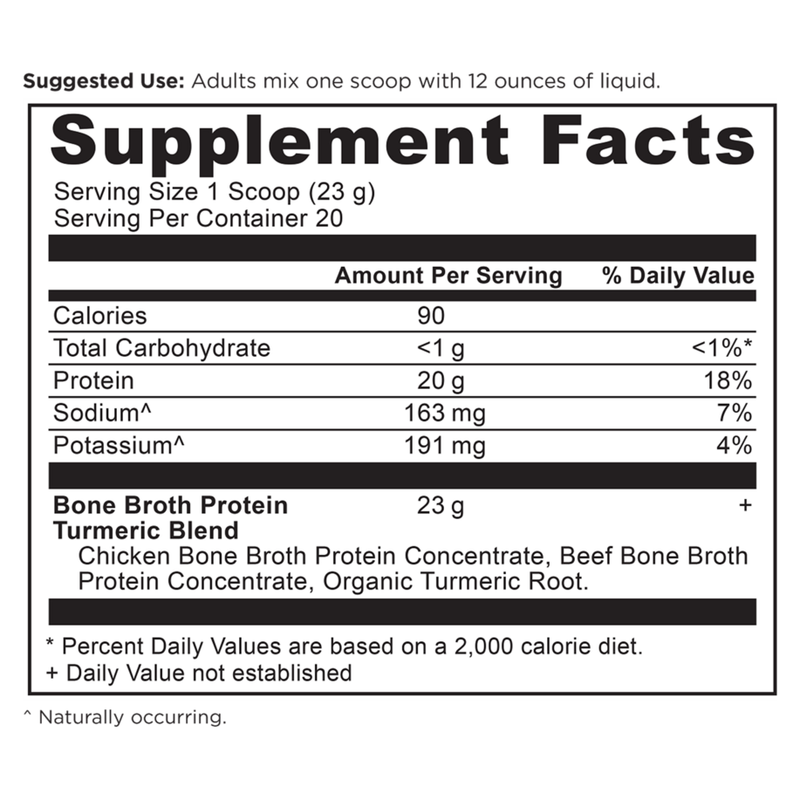Bone Broth Protein Turmeric (460 g)