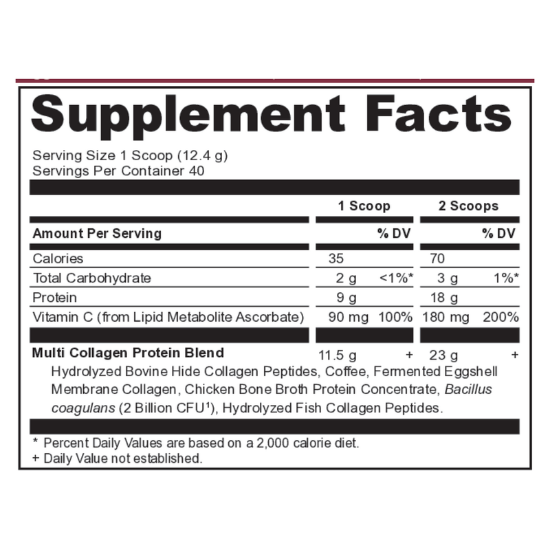 Multi Collagen Protein, Cold Brew (496 g)