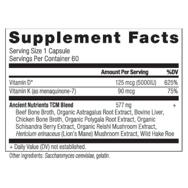 Vitamin D (60 Capsules)