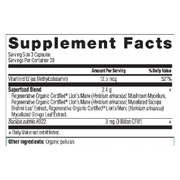 Regenerative Organic Certified Focused Brain (90 Capsules)