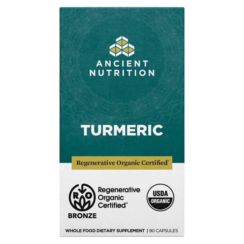 Regenerative Organic Certified Turmeric (90 Capsules)