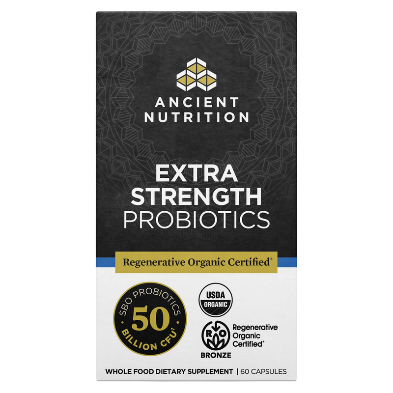 Regenerative Organic Certified Extra Strength Probiotics 50B (60 Capsules)