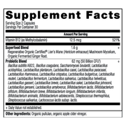 Regenerative Organic Certified Extra Strength Probiotics 50B (60 Capsules)