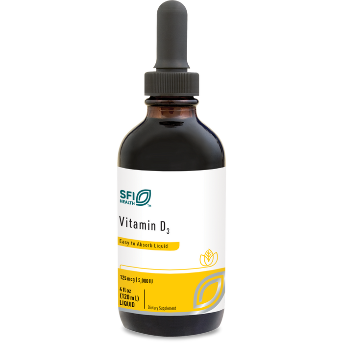 Klaire Labs - SFI Health - Liquid Vitamin D3 (5000 IU) (4 oz) - 