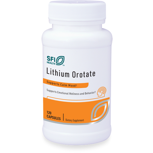 Klaire Labs - SFI Health - Lithium Orotate (120 Capsules) - 