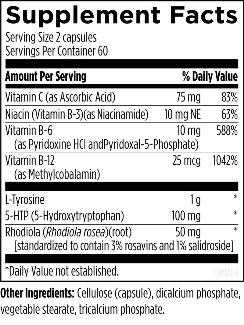 CraveArrest (120 Capsules) Supplement Facts