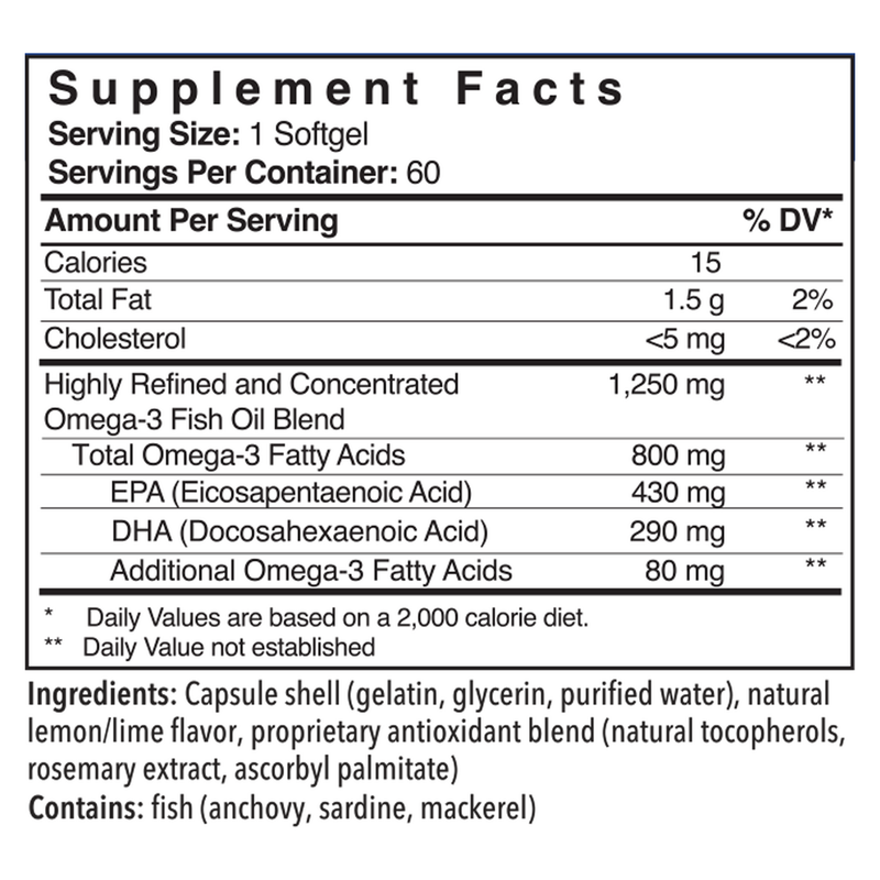 Omega-3 800 (60 Softgels)