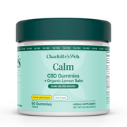 Calm THC-Free CBD Gummies (Lemon Lime) (25 mg) (60 Gummies)