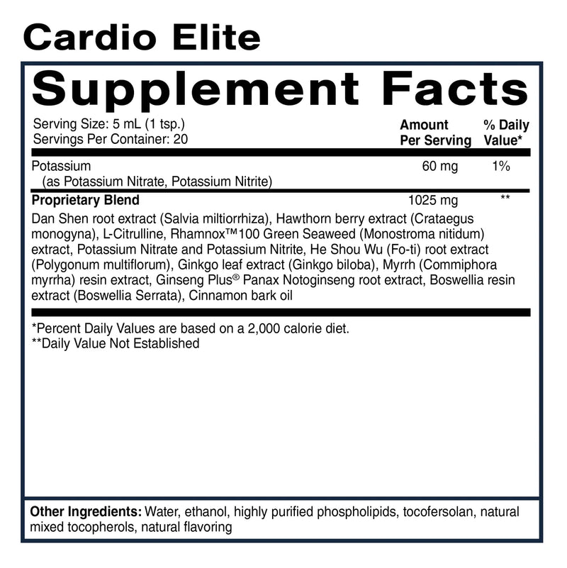 Cardio Elite (100 mL) (3.38 Fluid Ounces)