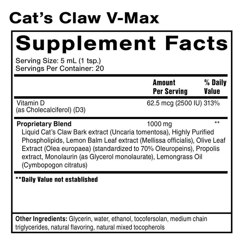 Cat's Claw V-Max (100 mL)
