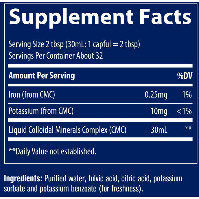 Colloidal Minerals (32 Servings)
