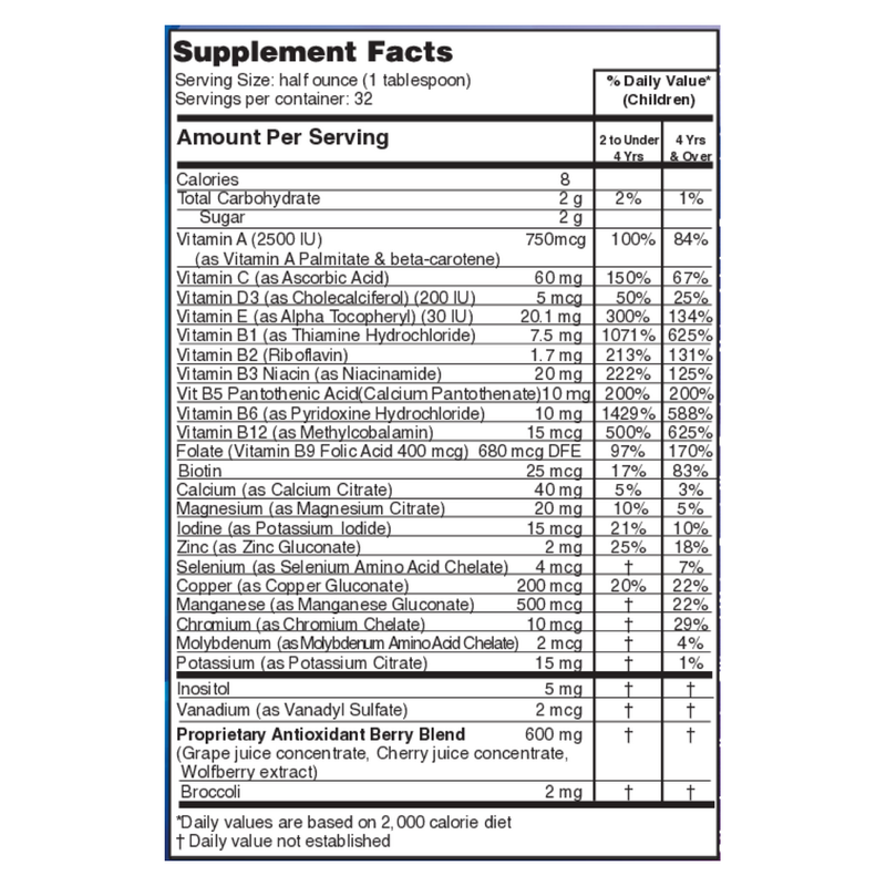 Liquid Children's Super Multivitamins & Minerals