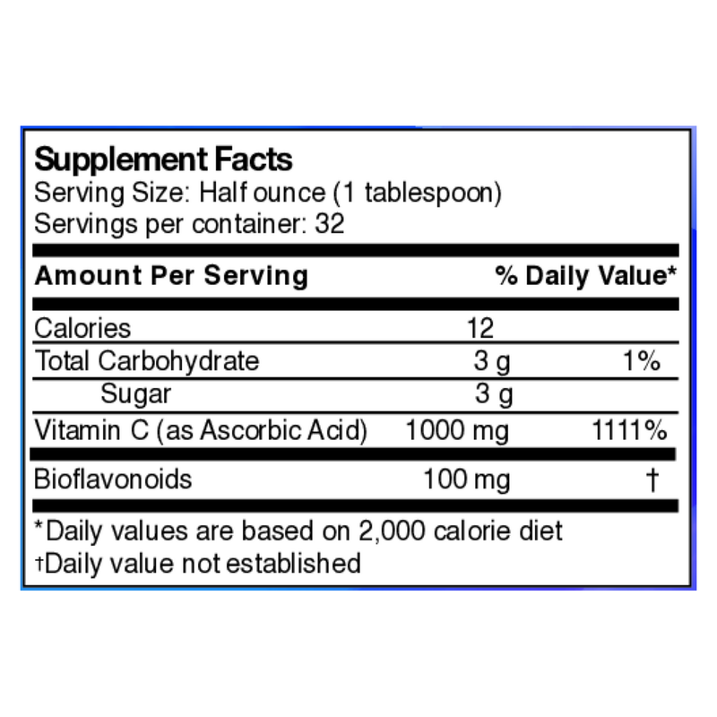Liquid Vitamin C + Bioflavonoids (473 ml)