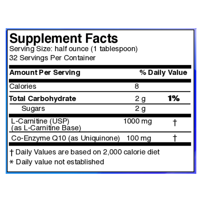 Liquid L-Carnitine CoQ10 (473 ml)