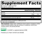 DHA from Algae (60 Softgels)