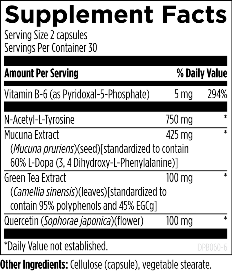 DopaBoost (60 Capsules) Supplement Facts