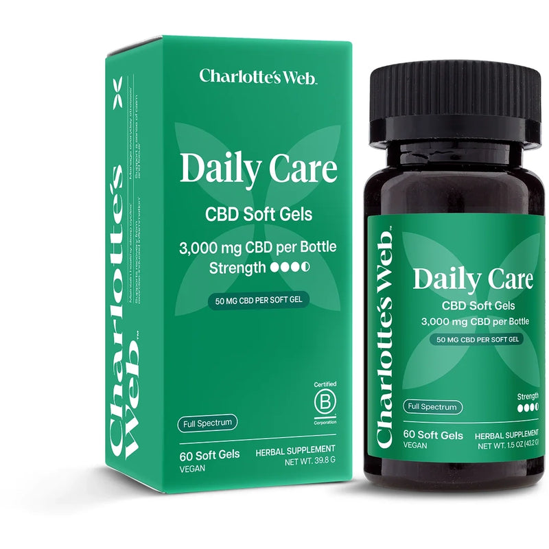 Daily Care CBD Soft Gels (60 Softgels)
