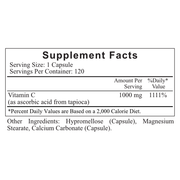 Vitamin C-1000 (non-corn) (120 Capsules)