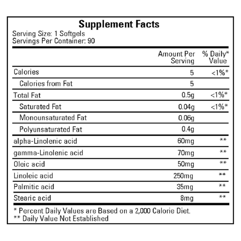 Black Currant Seed Oil (90 Softgels)