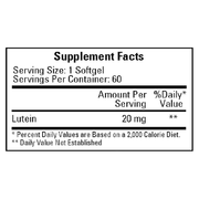 Lutein 20mg (60 Softgels)