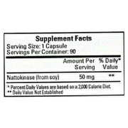 Nattokinase 50mg/1000FU (90 Capsules)