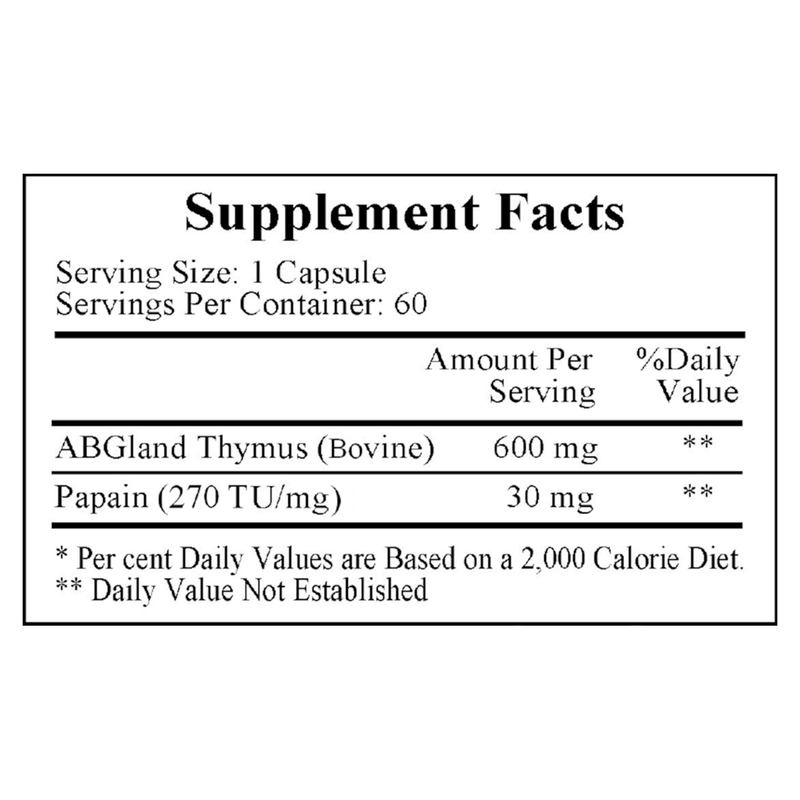 LTP(Lyphoactivated Thymic Peptides) (60 Capsules)