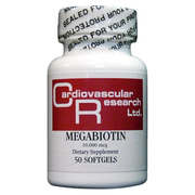 Megabiotin 10,000 mcg (50 Softgels)
