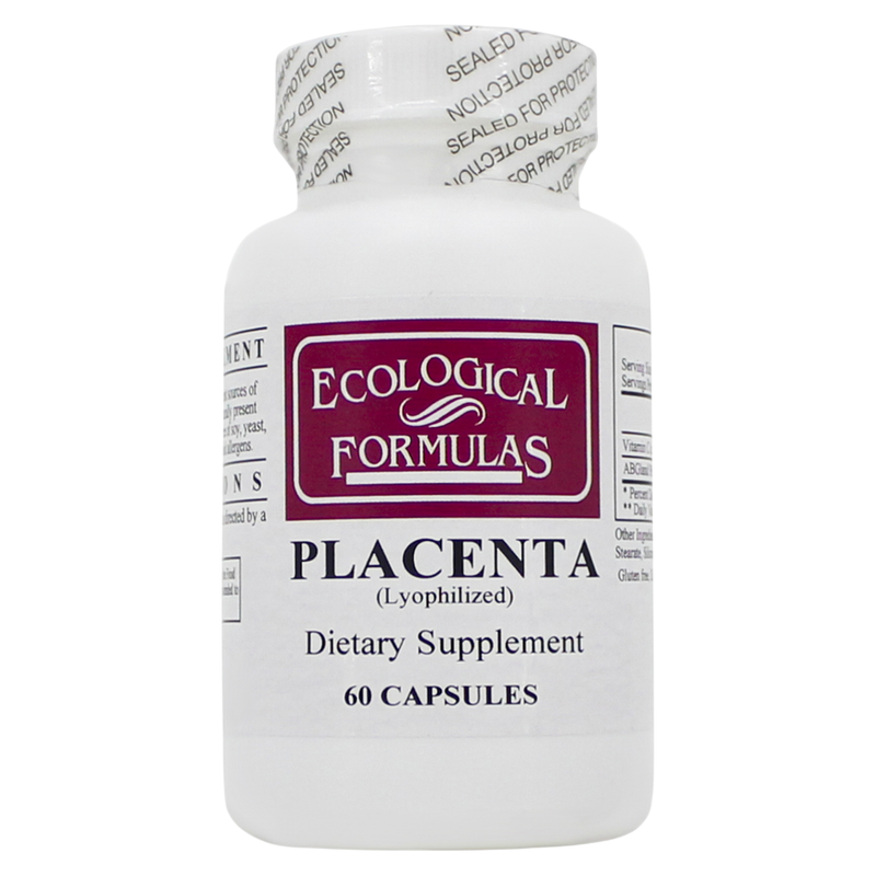 Placenta (Lypholized 250mg) (60 Capsules)