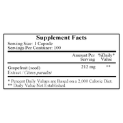 Paracan MYC(Grapefruit Seed Ext 200mg) (100 Capsules)